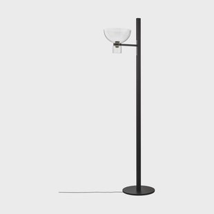 Flos Nocturne F1 bowl vloerlamp - zwart