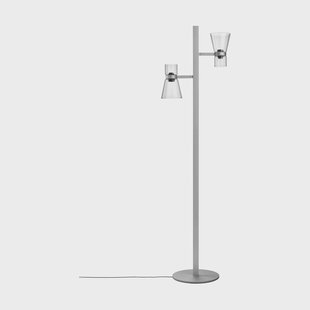 Flos Nocturne F2 cone vloerlamp - zilver