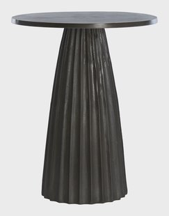 Light & Living Ronde Bijzettafel 'Veglia' 45cm, kleur Donkerbruin