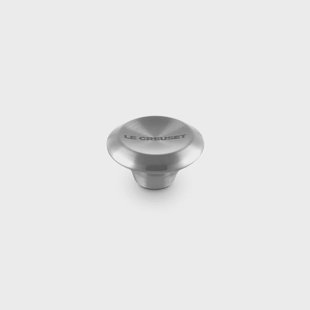 Le Creuset - RVS Knop - Rond - Zilver - 6 cm