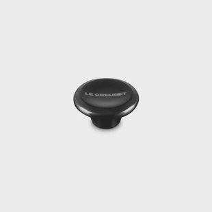 Le Creuset - RVS Knop - Rond - Zwart Nikkel - 5 cm