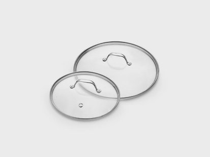 GLAZEN DEKSELSET 24/28 CM – 2-DELIG