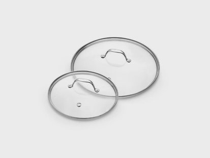 GLAZEN DEKSELSET 24/30 CM – 2-DELIG