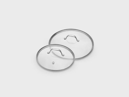 GLAZEN DEKSELSET 20/24 CM – 2-DELIG