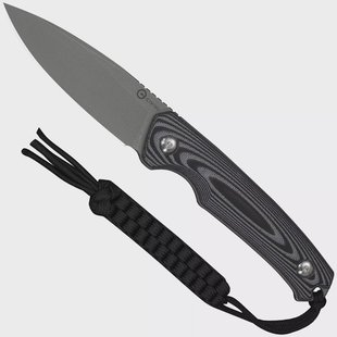 Civivi Altus Fixed Blade C20076B-2, Stonewashed 14C28N, Gray and Black Layered G10 zakmes