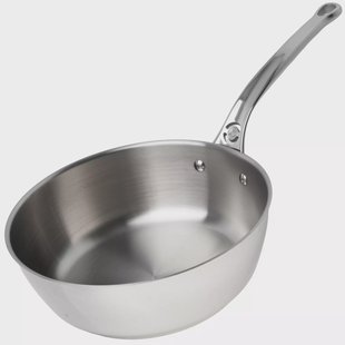 de Buyer Milady 3411.24 roestvaststalen sauteerpan, 24 cm