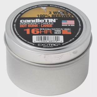 Exotac CandleTIN Large Hot Burn 002120-HOT survivalkaars