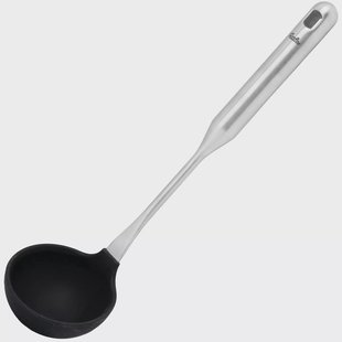 Fissler Essential 002-014-05-000-0 roestvaststalen soeplepel met siliconen