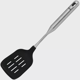 Fissler Essential 002-014-10-000-0 roestvaststalen bakspaan met siliconen