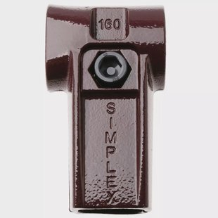 Halder SIMPLEX 3011160 staal, kloofhamerbuizing, 60 mm