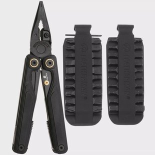 Leatherman Wave Alpha Obsidian Bundle EU300164 Black DLC MagnaCut, Black G10, multitool met Bit Kit 931014-bundel