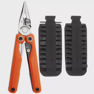 Leatherman Wave Alpha Canyonland Bundle EU300166 Black DLC MagnaCut, Orange G10, multitool met Bit Kit 931014-bundel