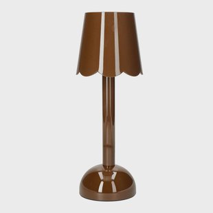 Addison Ross - Scallop Tafellamp LED - Chocolate - 28 cm