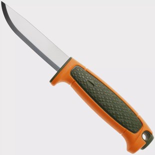 Morakniv Hunting Risberg 14723 Polished 12C27, Burnt Orange Polypropyleen, outdoormes