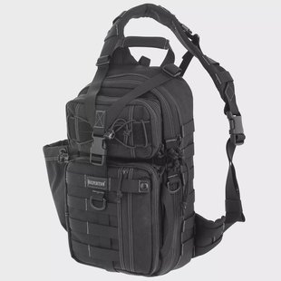 Maxpedition Sitka Gearslinger 0431B zwart, schuine rugzak, 15L