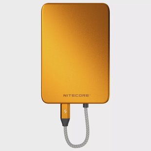 Nitecore POCKET 5 Magnetic Ultra Thin Power Bank, Alloy Orange, powerbank, 5000mAh