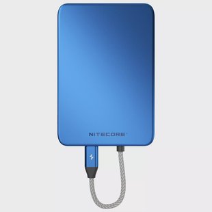 Nitecore POCKET 5 Magnetic Ultra Thin Power Bank, Cobalt Blue, powerbank, 5000mAh