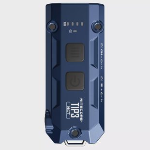 Nitecore TIP3 Cobalt Blue, oplaadbare sleutelhangerzaklamp, 720 lumen