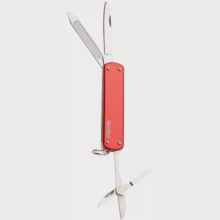 NexTool Mini Pocket Knife NE0142 Red Aluminum, multifunctioneel sleutelhanger zakmes
