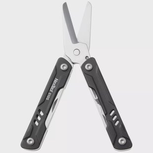 NexTool Mini Sailor Scissors Version NE20237A Black Aluminum, sleutelhanger multitool