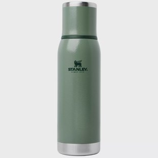 Stanley The Adventure To-Go Bottle 25oz, Hammertone Green 10-10818-052 thermosfles met schenkdop en drinkbeker, 750 ml