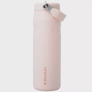 Stanley The AeroLight IceFlow Bottle Flip Straw 2.0 24oz, Rose Quartz 10-11283-145 thermosfles met rietje, 700 ml