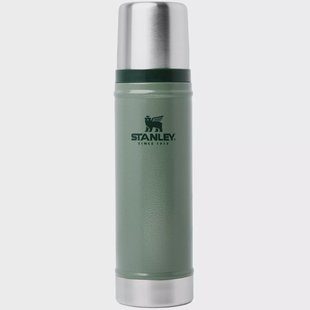 Stanley The Legendary Classic Bottle 20oz, Hammertone Green 10-11345-042 thermosfles met schenkdop en drinkbeker, 590 ml