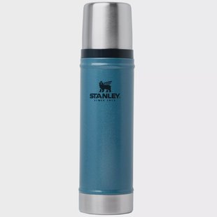 Stanley The Legendary Classic Bottle 20oz, Hammertone Lake 10-11345-043 thermosfles met schenkdop en drinkbeker, 590 ml