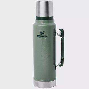 Stanley The Legendary Classic Bottle 1.5QT, Hammertone Green 10-11347-119 thermosfles met schenkdop en drinkbeker, 1.4L
