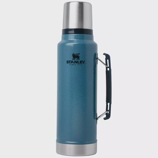 Stanley The Legendary Classic Bottle 1.5QT, Hammertone Lake 10-11347-120 thermosfles met schenkdop en drinkbeker, 1.4L