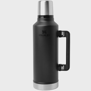 Stanley The Legendary Classic Bottle 2.0 2.5QT, Black 10-11349-0017 thermosfles met schenkdop en drinkbeker, 2.3L