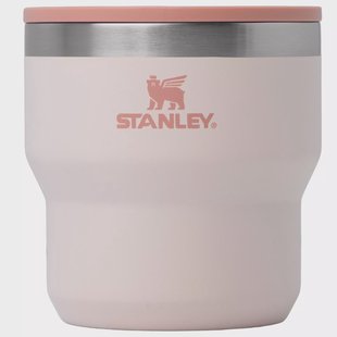 Stanley The Stay Hot Stacking Camp Cup 10oz, Rose Quartz 10-12078-0037 stapelbare thermosbeker met deksel, 300 ml