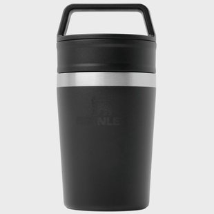 Stanley The Café-To-Go Travel Mug 2.0 8oz, Black 10-12079-014 thermosbeker met draai- en drinkdeksel, 230 ml