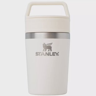 Stanley The Café-To-Go Travel Mug 8oz, Cream Gloss 10-12079-038 thermosbeker met draai- en drinkdeksel, 230 ml