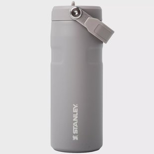 Stanley The AeroLight IceFlow Bottle Flip Straw 2.0 16oz, Ash 10-12110-0203 thermosfles met rietje, 470 ml