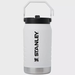 Stanley The IceFlow Jug Flip Straw 2.0 64oz, Chalk 10-13085-0211 thermoskan met rietje, 1.9L