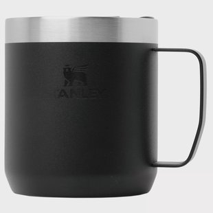 Stanley The Legendary Everyday Camp Mug 2.0 12oz, Black 10-13094-0081 thermosmok met deksel, 350 ml