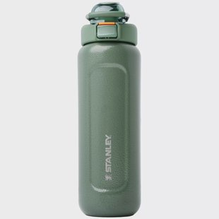 Stanley The Legendary Wellspring Bottle 24oz, Hammertone Green 10-13111-0113 thermosfles met flipdop, 700 ml
