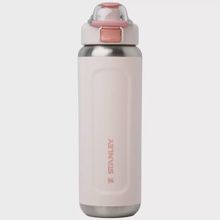 Stanley The Legendary Wellspring Bottle 24oz, Rose Quartz 10-13111-031 thermosfles met flipdop, 700 ml