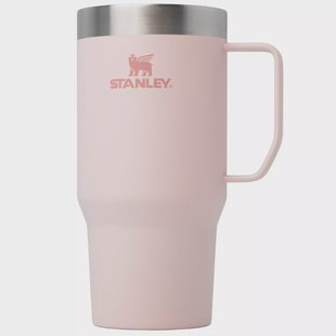 Stanley The Everyday Suburban Mug 24oz, Rose Quartz 10-13854-058 thermosbeker met deksel, 710 ml