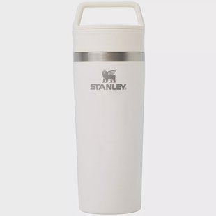 Stanley The Café-To-Go Travel Mug 16oz, Cream Gloss 10-21324-0005 thermosbeker met draai- en drinkdeksel, 470 ml