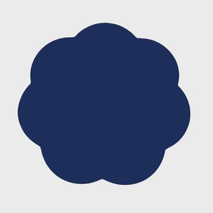 Addison Ross - Placemat set 4 stuks Navy 33x33 cm