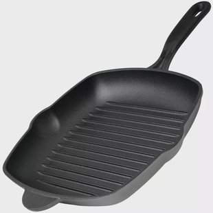 Tramontina 317000-019 vierkante gietijzeren grillpan, 27 cm