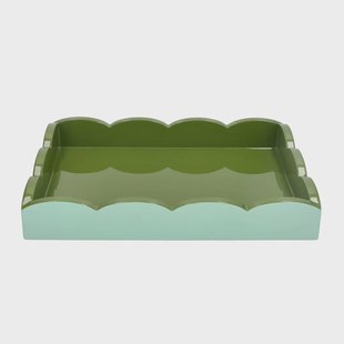 Addison Ross - Dienblad Scalloped - Eau de Nill/Khaki - 28x20 cm