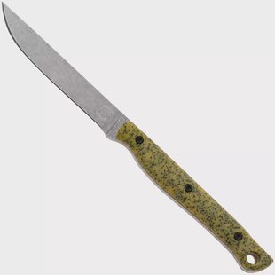 White River Knives GripXodus 3 WREX3-CY Stonewashed S35VN, Classic Yellow GripX, vaststaand mes