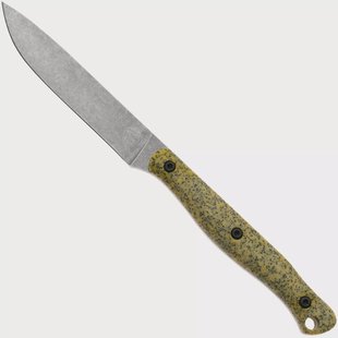 White River Knives GripXodus 4 WREX4-CY Stonewashed S35VN, Classic Yellow GripX, vaststaand mes