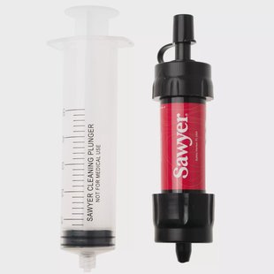 Sawyer Mini SP120A rood, waterfilter