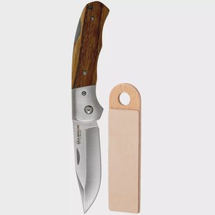 Böker Magnum Rustic 01SC075 zakmes met Knivesandtools strop