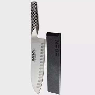 Global G80 santoku mes 18 cm met GRATIS Eden mesbeschermer