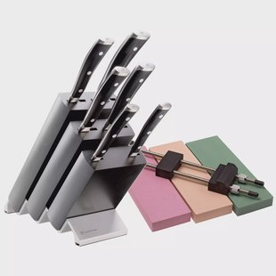 Wüsthof Classic Ikon 6-delige messenset 1090370601 met Skerper Professional slijppakket